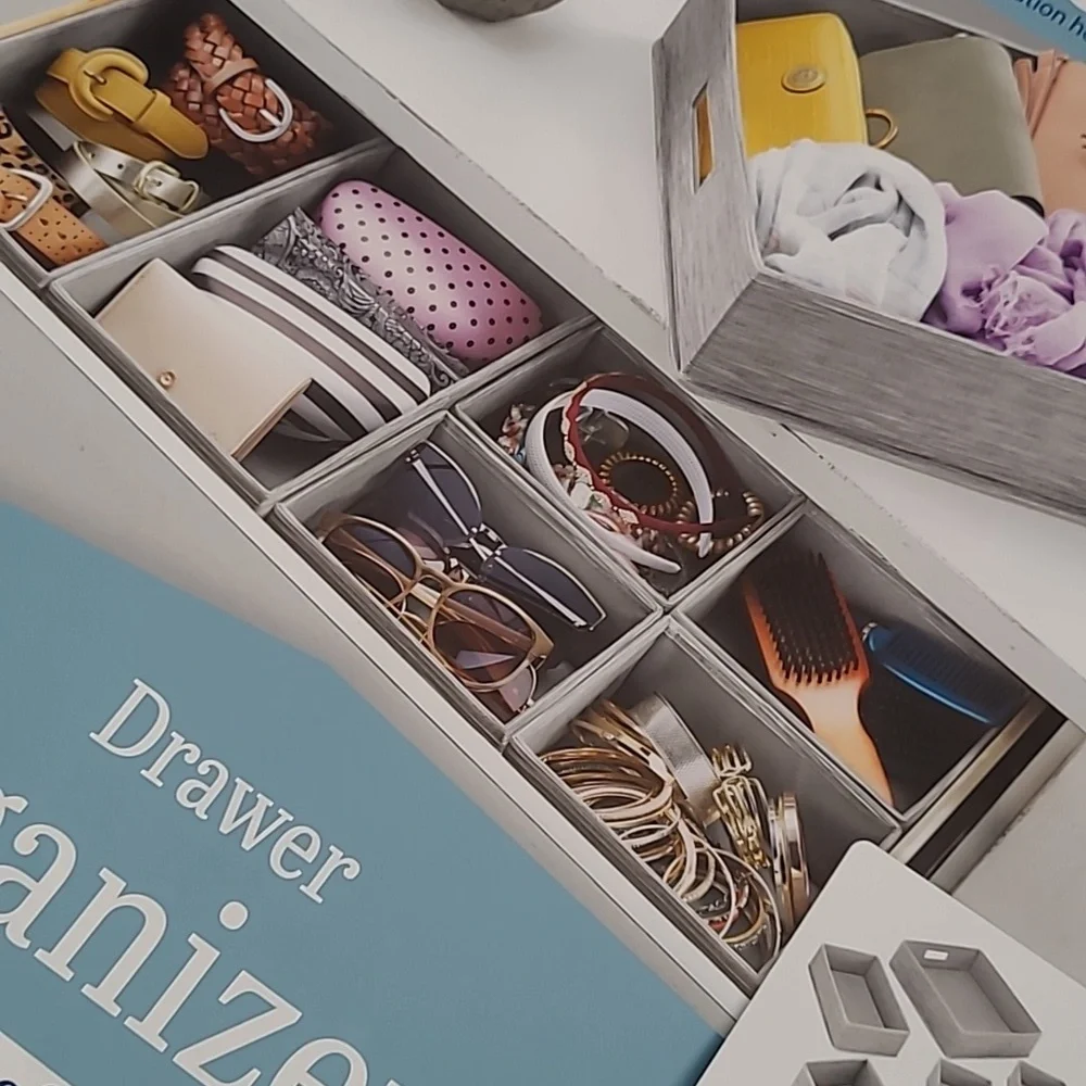 NEW - Whitmor 7 Piece Drawer Organizer Set